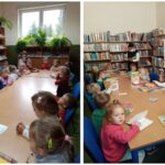 Dzieci przedszkolne z wizytą w bibliotece