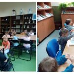 Dzieci przedszkolne z wizytą w bibliotece