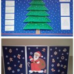 Gazetka prezentująca życzenia świąteczne, świąteczne dekoracje