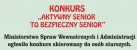 KONKURS „AKTYWNY SENIOR TO BEZPIECZNY SENIOR”