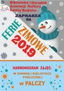 FERIE ZIMOWE W GMINNEJ BIBLIOTECE PUBLICZNEJ W PALCZY