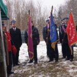 Uroczystość poświęcenia Kapliczki pamięci Żołnierzy Niezłomnych - poczty sztandarowe