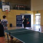 Uczestnicy Młodzieżowego Turnieju Tenisa Stołowego o Puchar Wójta Gminy Budzów