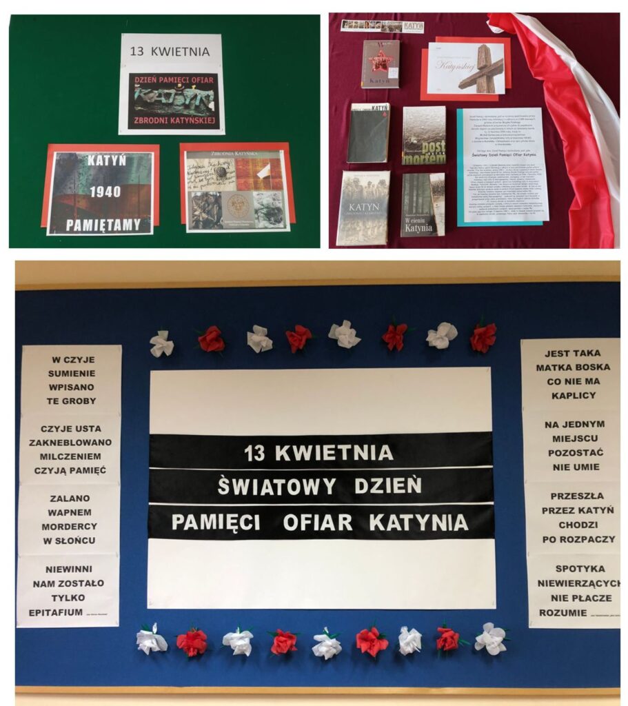 Wystawy na temat Dnia Pamięci Ofiar Zbrodni Katyńskiej 
