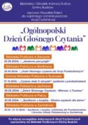 ZAPRASZAMY WSZYSTKIE DZIECI DO WSPÓLNEGO CZYTANIA PODCZAS AKCJI CZYTELNICZEJ „OGÓLNOPOLSKI DZIEŃ GŁOŚNEGO CZYTANIA”