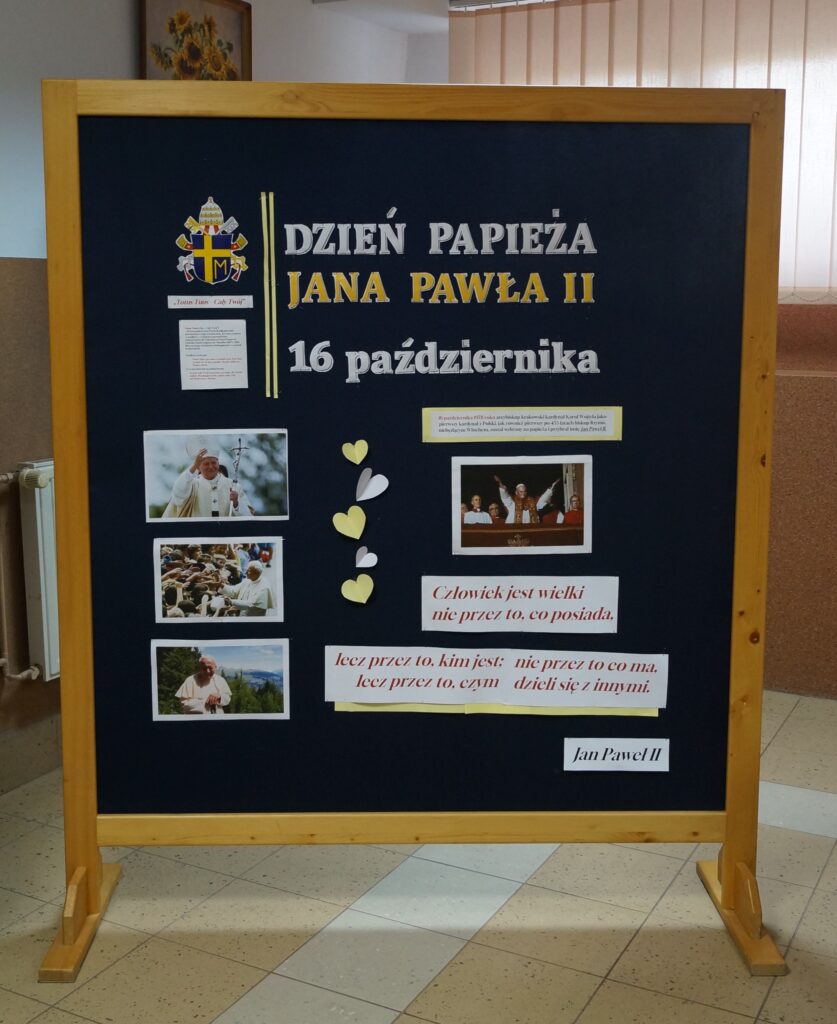 16 PAŹDZIERNIKA – DZIEŃ PAPIEŻA JANA PAWŁA II