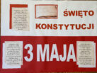 ZAPRASZAMY NA WYSTAWY W NASZYCH BIBLIOTEKACH: “ŚWIĘTO UCHWALENIA KONSTYTUCJI 3 MAJA”, MAJ 2025