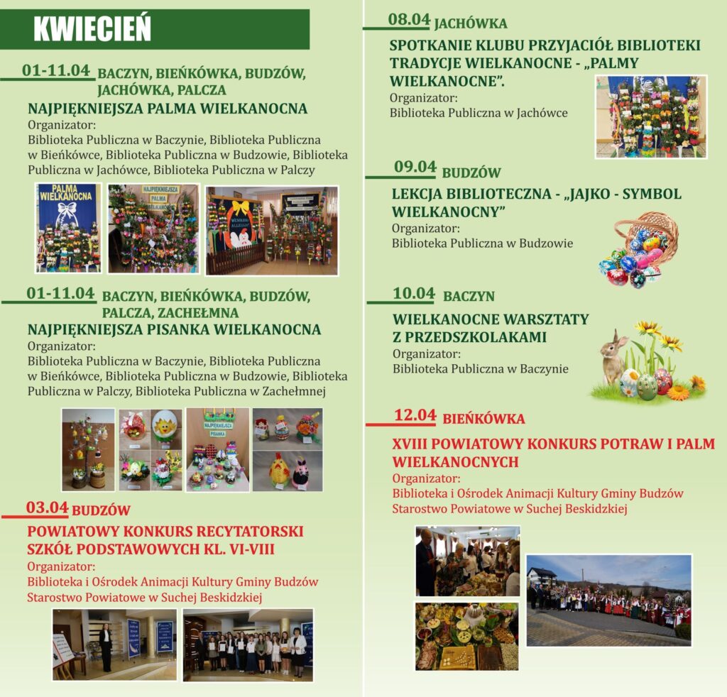 Kalendarz Imprez Kulturalnych 2025