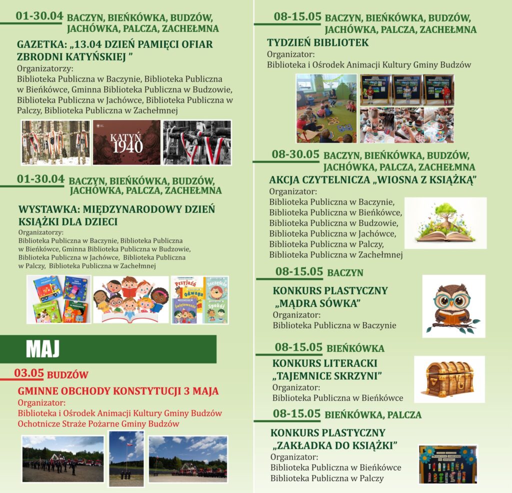Kalendarz Imprez Kulturalnych 2025