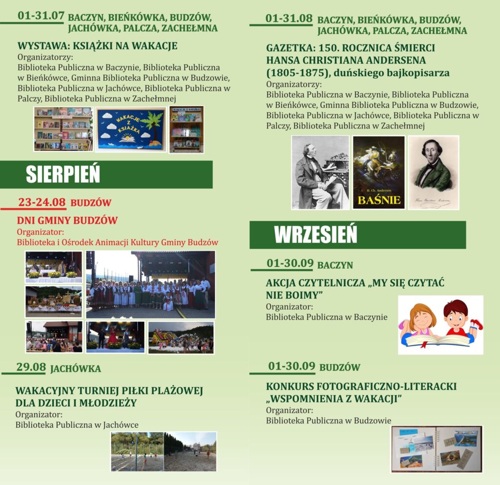 Kalendarz Imprez Kulturalnych 2025