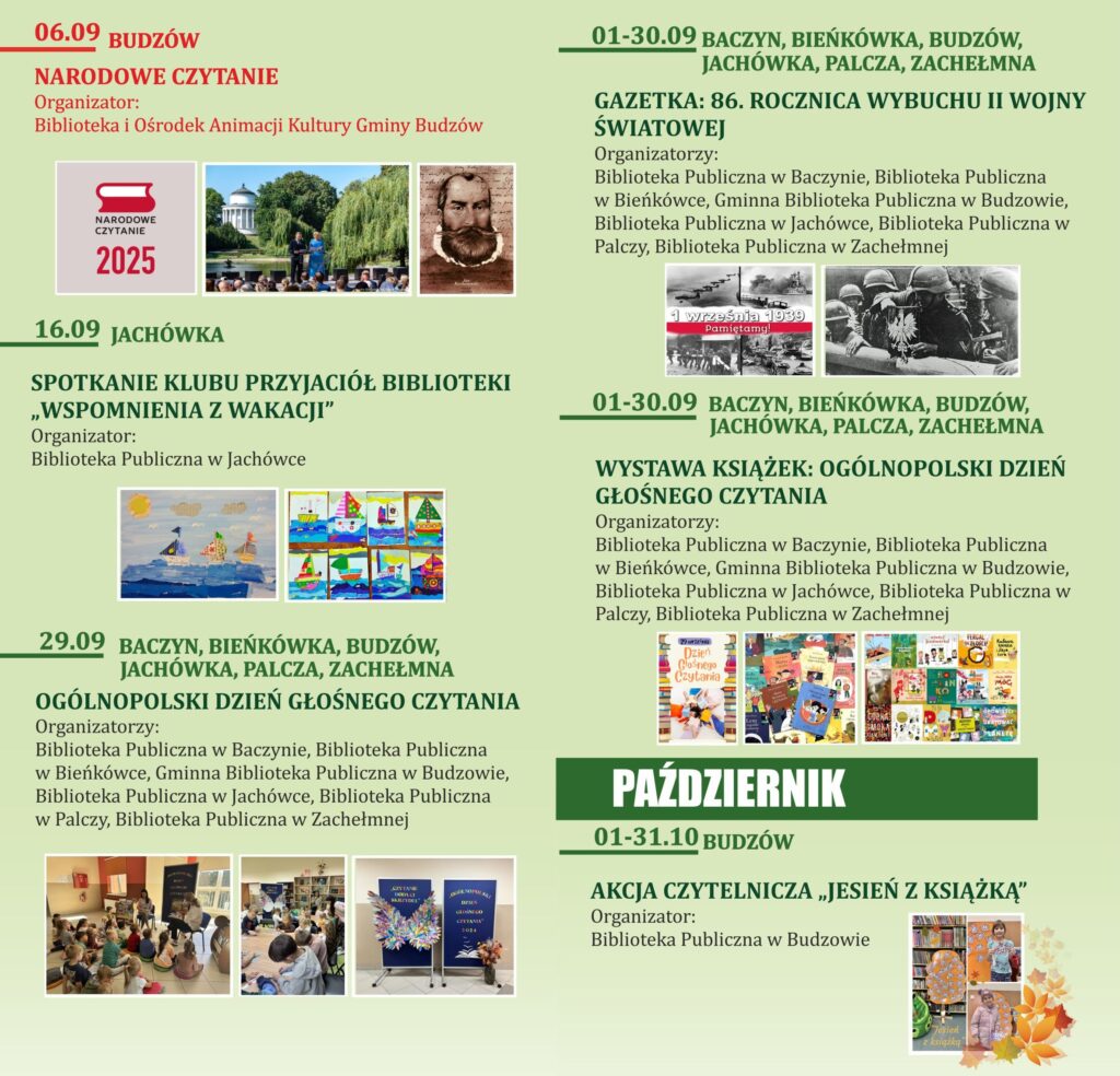 Kalendarz Imprez Kulturalnych 2025