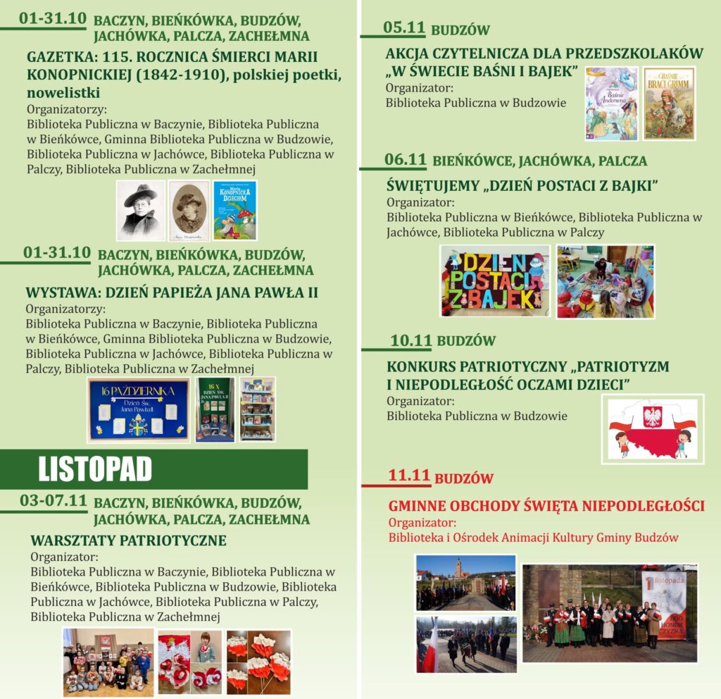 Kalendarz Imprez Kulturalnych 2025