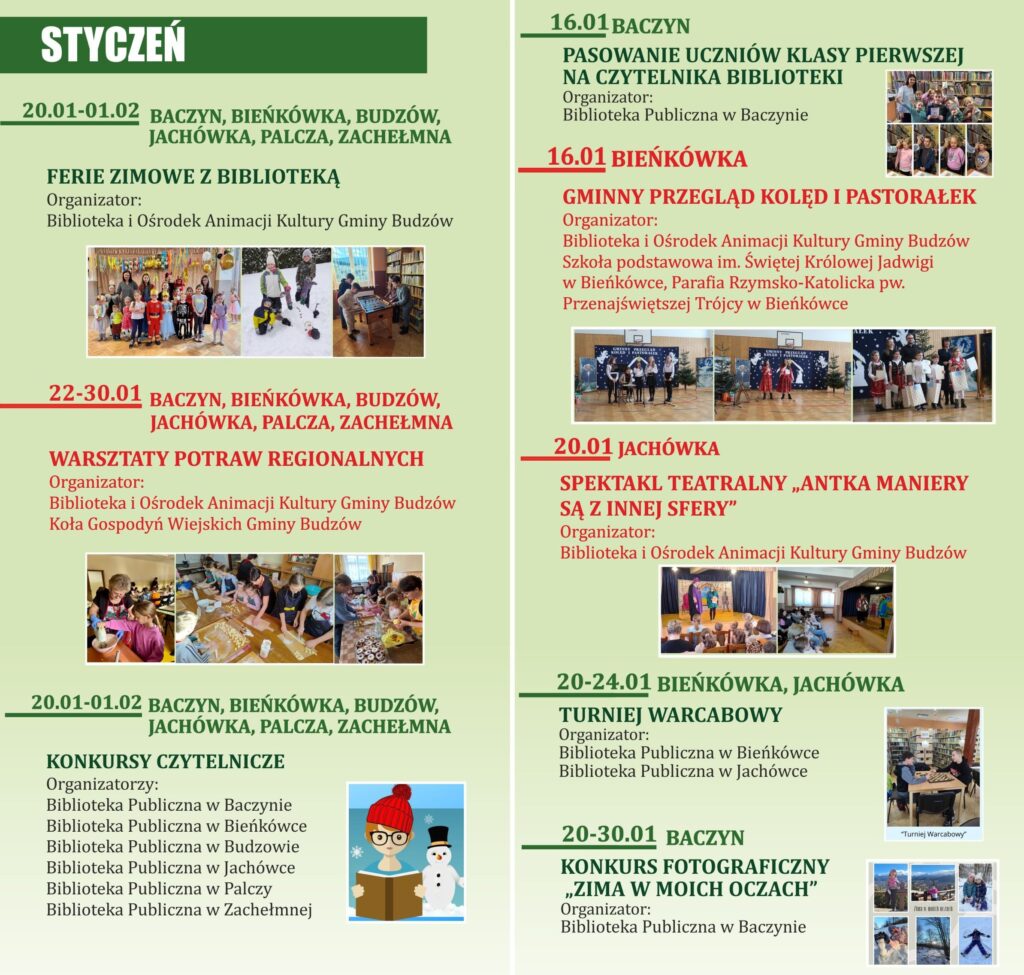 Kalendarz Imprez Kulturalnych 2025