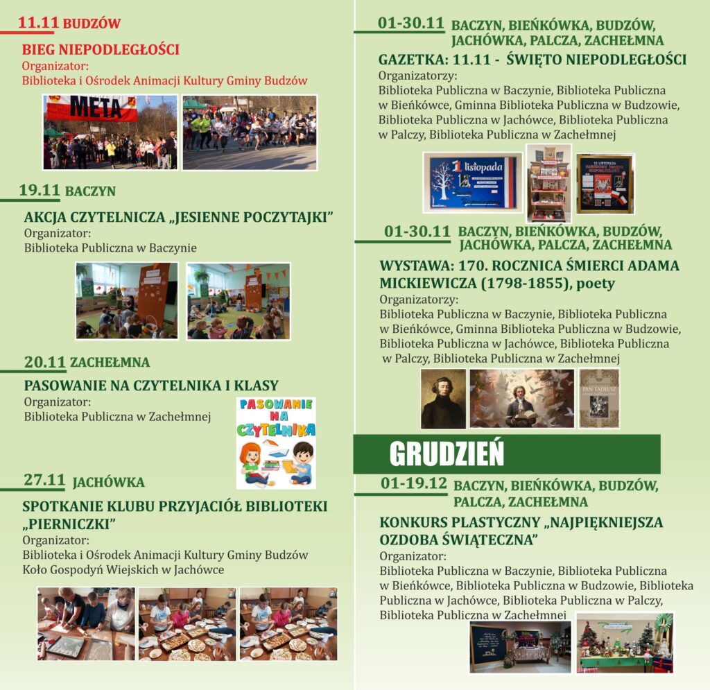 Kalendarz Imprez Kulturalnych 2025