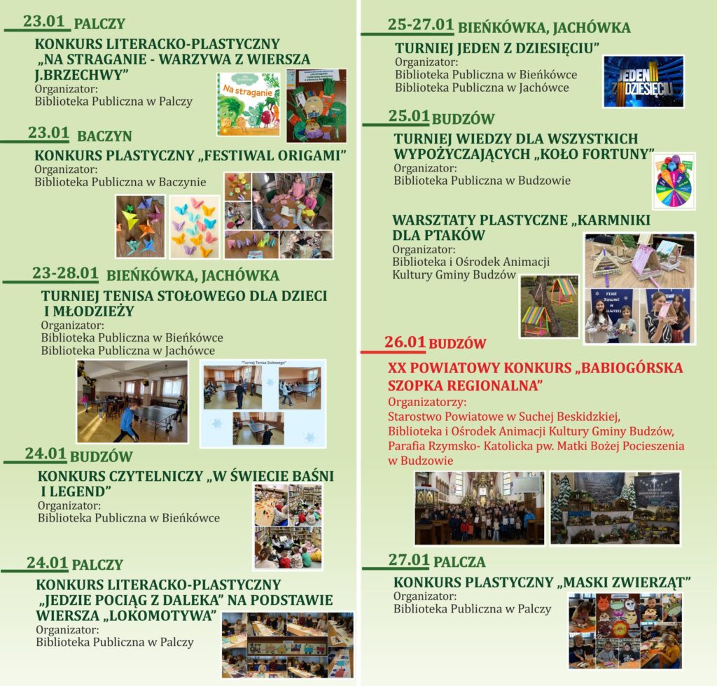 Kalendarz Imprez Kulturalnych 2025