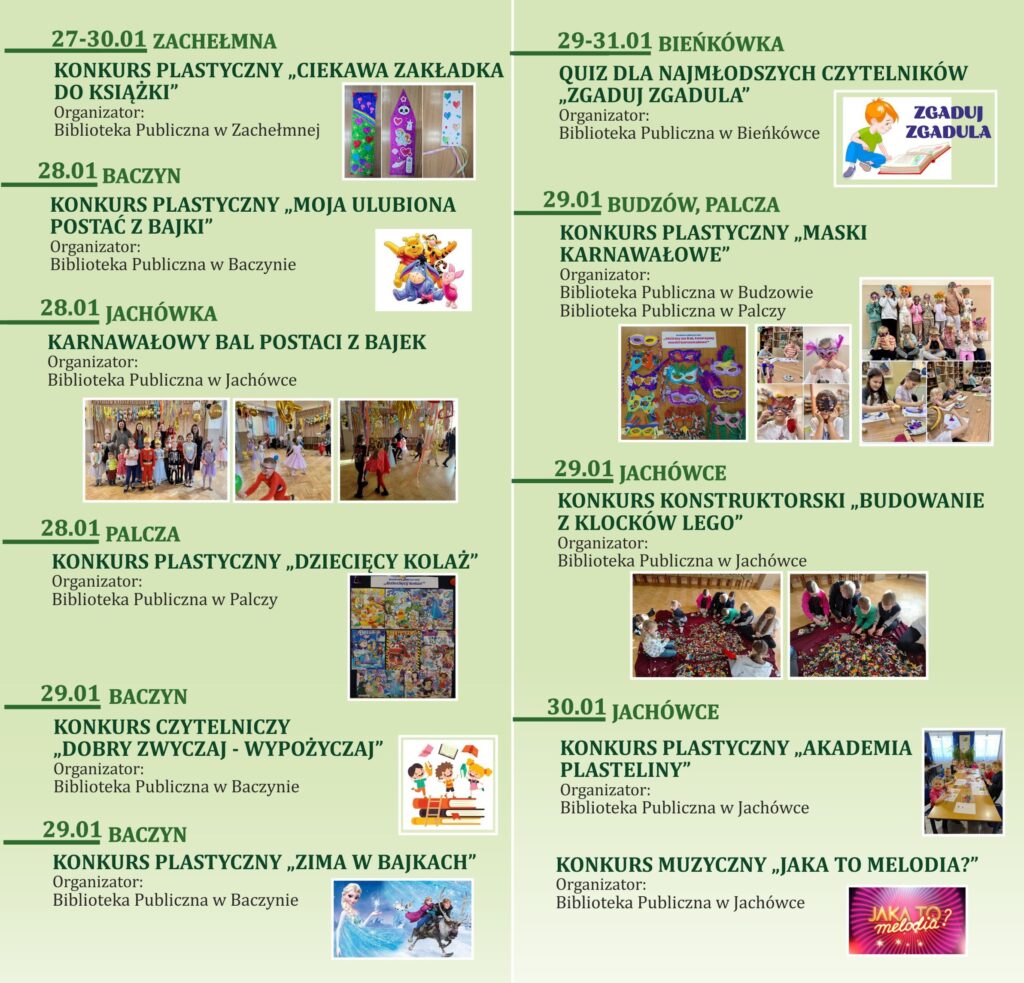 Kalendarz Imprez Kulturalnych 2025