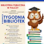 Biblioteka. Lubię tu być. Tydzień Bibliotek 2025. Biblioteka Publiczna w Palczy zaprasza do udziału w konkursach i warsztatach zorganizowanych w ramach Tygodnia Bibliotek. Akcja czytelnicza „Wiosna z książką”, konkurs plastyczny „Wiosenny krajobraz”, konkurs plastyczny „Wiosenna zakładka do książki”, spotkanie czytelnicze z przedszkolakami i uczniami ZSP w Palczy „czytanie dodaje skrzydeł”, akcja biblioteczna fotobudka „ Biblioteka. Lubię tu być!”. Prace konkursowe należy składać w Bibliotece Publicznej w Palczy.
