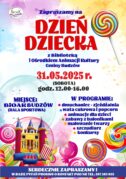 ZAPRASZAMY NA DZIEŃ DZIECKA Z BIBLIOTEKĄ I OŚRODKIEM ANIMACJI KULTURY GMINY BUDZÓW!