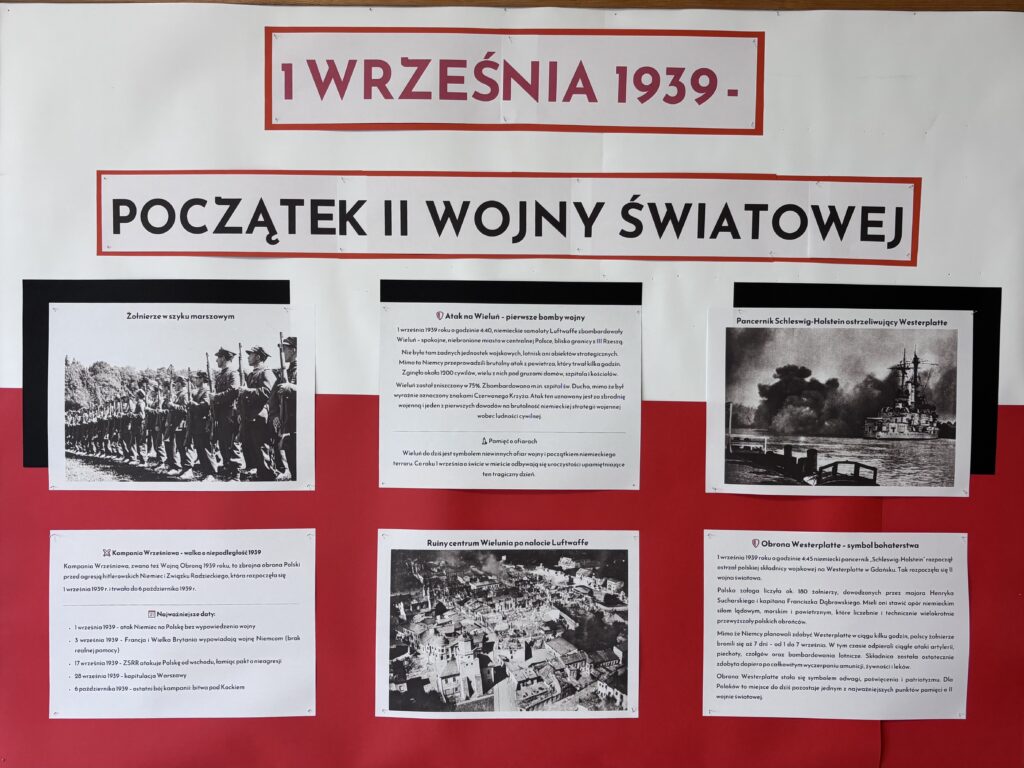 ZAPRASZAMY NA WYSTAWY W NASZYCH BIBLIOTEKACH 1 WRZEŚNIA – 86 ROCZNICA WYBUCHU II WOJNY ŚWIATOWEJ