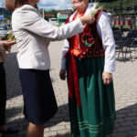 Przywitanie uczestników Mszy Świętej Dożynkowej