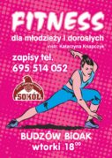 ZAPRASZAMY NA ZAJĘCIA FITNESS W BUDZOWIE
