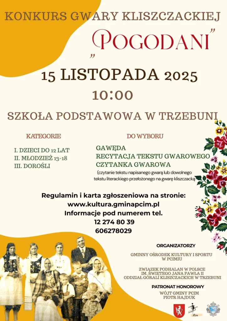 Konkurs Gwary Kliszczackiej Pogodani