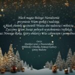 Niech magia Bożego Narodzenia przyniesie Wam spokój i nadzieję, a blask choinki rozświetli Wasze dni radością i miłością. Życzymy Wam Świąt pełnych wytchnienia i refleksji, oraz Nowego Roku, który obdarzy Was zdrowiem i pomyślnością. życzy Dyrektor wraz z Pracownikami Biblioteki i Ośrodka Animacji Kultury Gminy Budzów