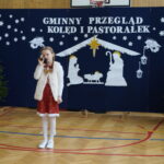 Występ uczestników Gminnego Przeglądu Kolęd i Pastorałek