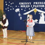 Występ uczestników Gminnego Przeglądu Kolęd i Pastorałek