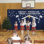 Występ uczestników Gminnego Przeglądu Kolęd i Pastorałek