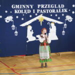 Występ uczestników Gminnego Przeglądu Kolęd i Pastorałek