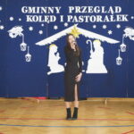 Występ uczestników Gminnego Przeglądu Kolęd i Pastorałek