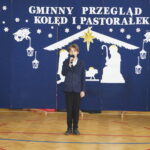 Występ uczestników Gminnego Przeglądu Kolęd i Pastorałek
