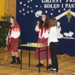 Występ uczestników Gminnego Przeglądu Kolęd i Pastorałek