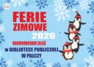 FERIE ZIMOWE 2026 W BIBLIOTECE PUBLICZNEJ W PALCZY