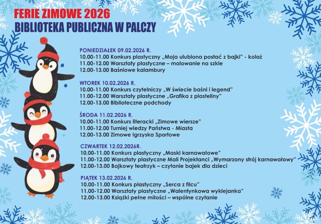 Ferie Zimowe Palcza plan 2