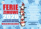 FERIE ZIMOWE 2026 W BIBLIOTECE I OŚRODKU ANIMACJI KULTURY GMINY BUDZÓW