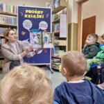 Lekcja biblioteczna w Gminnej Bibliotece Publicznej w Budzowie