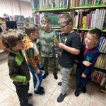 Lekcja biblioteczna dla kl. I w Bibliotece Publicznej w Palczy