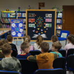 Lekcja biblioteczna dla kl. I w Bibliotece Publicznej w Palczy