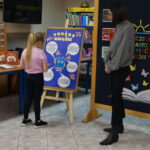 Lekcja biblioteczna dla kl. I w Bibliotece Publicznej w Palczy