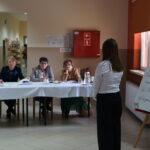 Uczestnicy konkursu podczas recytacji