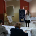 Uczestnicy konkursu podczas recytacji