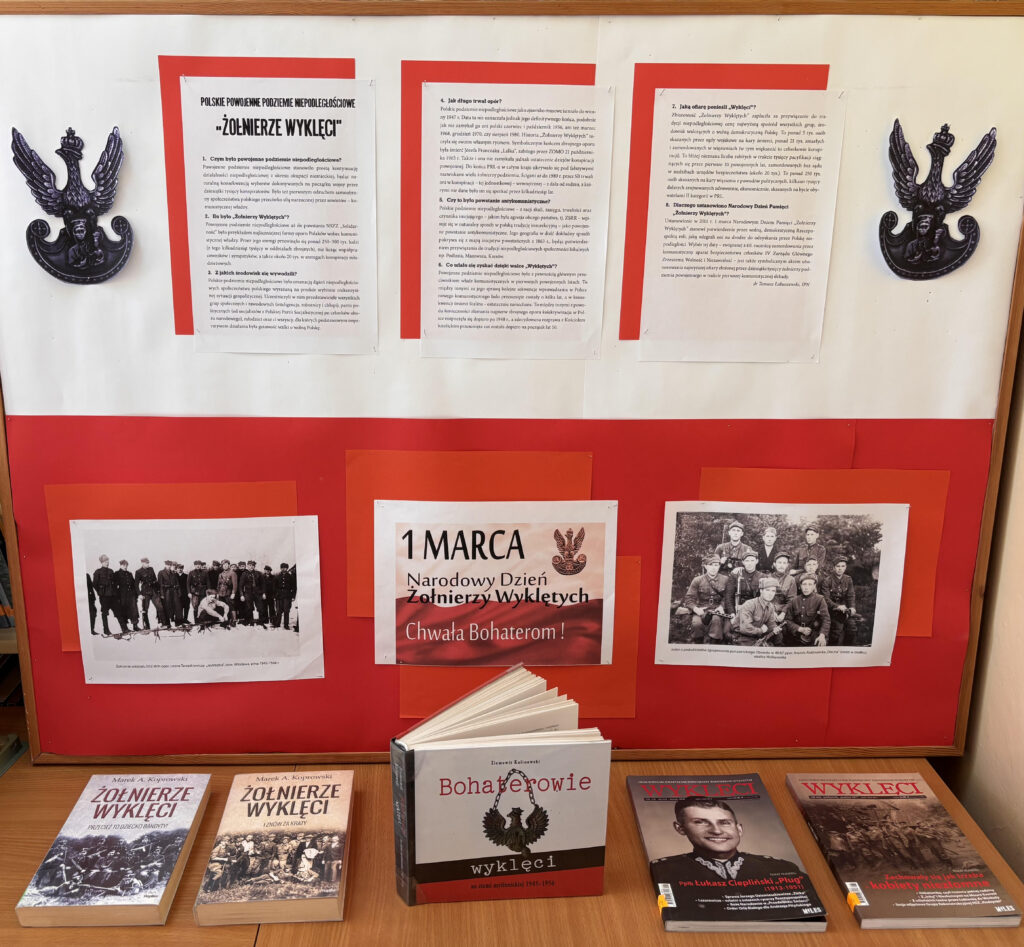 Gazetka poświęcona pamięci Żołnierzy Niezłomnych