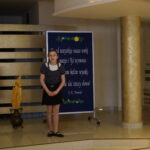 Występ uczestnika konkursu - recytacja