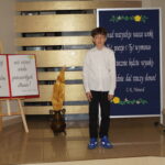 Występ uczestnika konkursu - recytacja