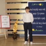 Występ uczestnika konkursu - recytacja