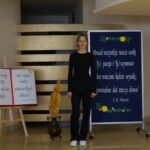 Występ uczestnika konkursu - recytacja