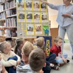 LEKCJA BIBLIOTECZNA DLA PRZEDSZKOLAKÓW DROGA KSIĄZKI – OD AUTORA DO CZYRTELNIKA