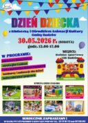 ZAPRASZAMY NA DZIEŃ DZIECKA Z BIBLIOTEKĄ I OŚRODKIEM ANIMACJI KULTURY GMINY BUDZÓW